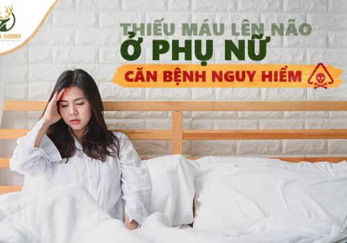 NGUYÊN NHÂN VÀ CÁCH KHẮC PHỤC THIẾU MÁU NÃO Ở PHỤ NỮ