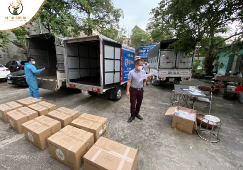 💪💪NGÀY THỨ 2 (10/06/2021) TIẾP SỨC CHÁO NHUNG HƯƠU CHO ĐỘI NGŨ Y TẾ TỈNH BẮC GIANG 