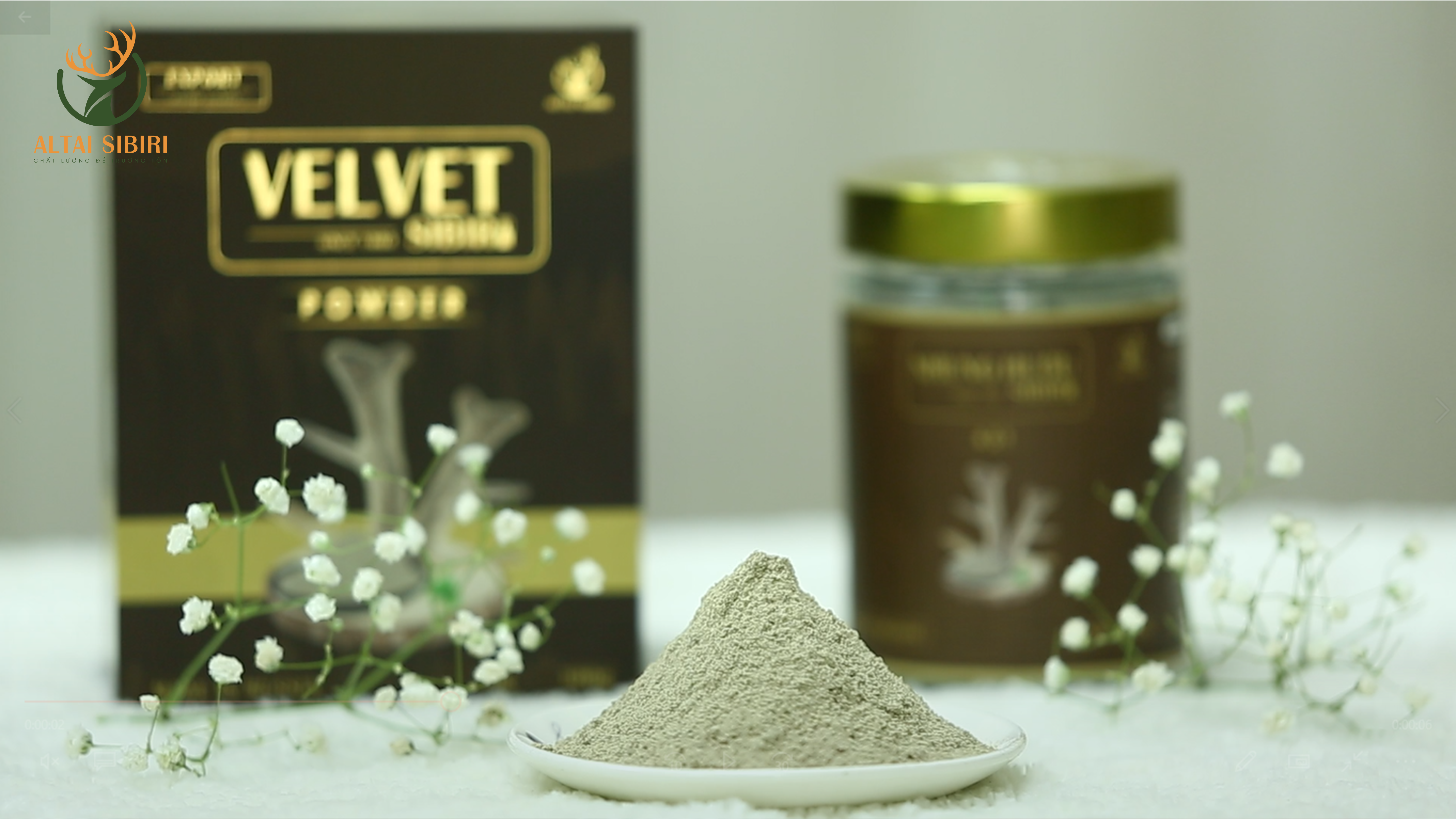 bột nhung hươu sibiri