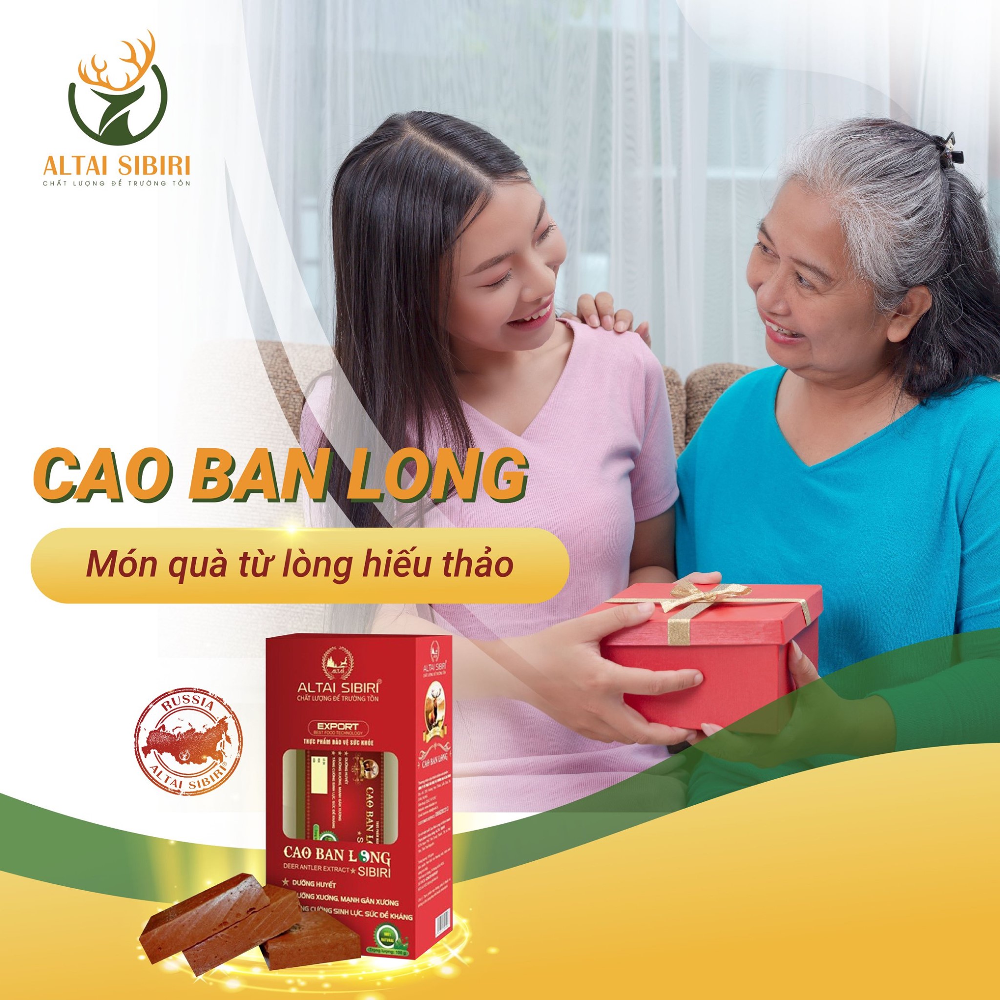 quà biếu cha mẹ cao ban long