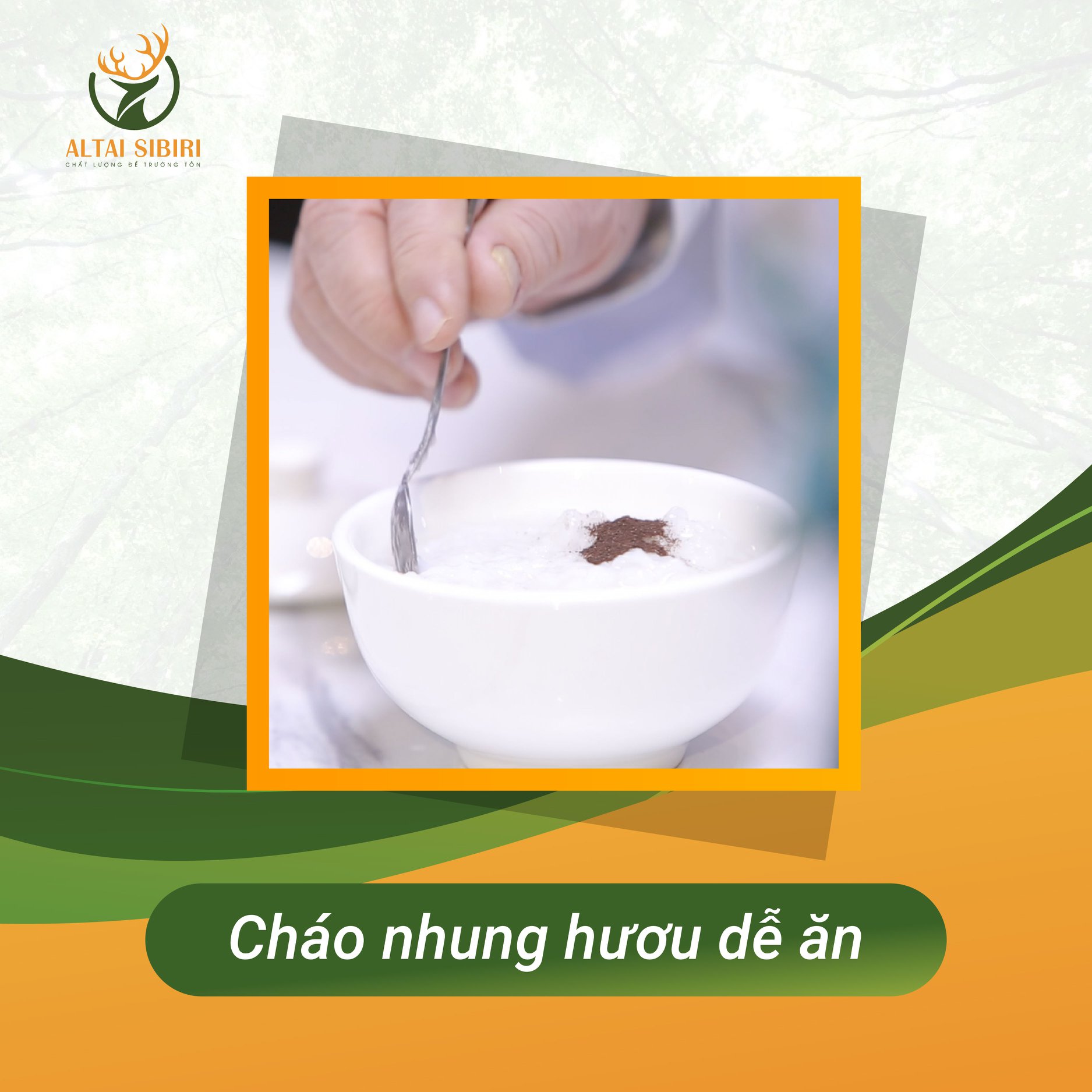 cháo bột nhung hươu